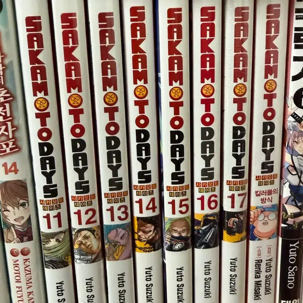 [BUNJANG] Sakamoto Days Volumes 11-17 Killer's Way Set / 사카모토 데이즈 11-17권 킬러들의 방식 세트