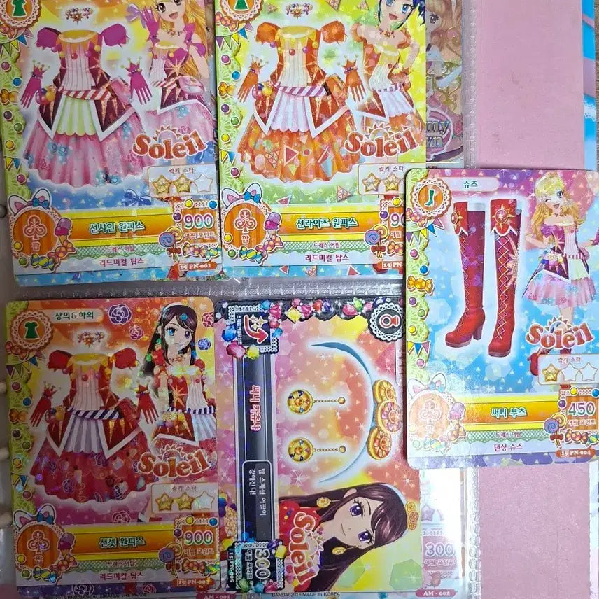 [BUNJANG] Aikatsu! Aikatsu Stars! Soleil Full Set Cards / 아이카츠 아이엠스타 솔레이유 한판 카드 판매