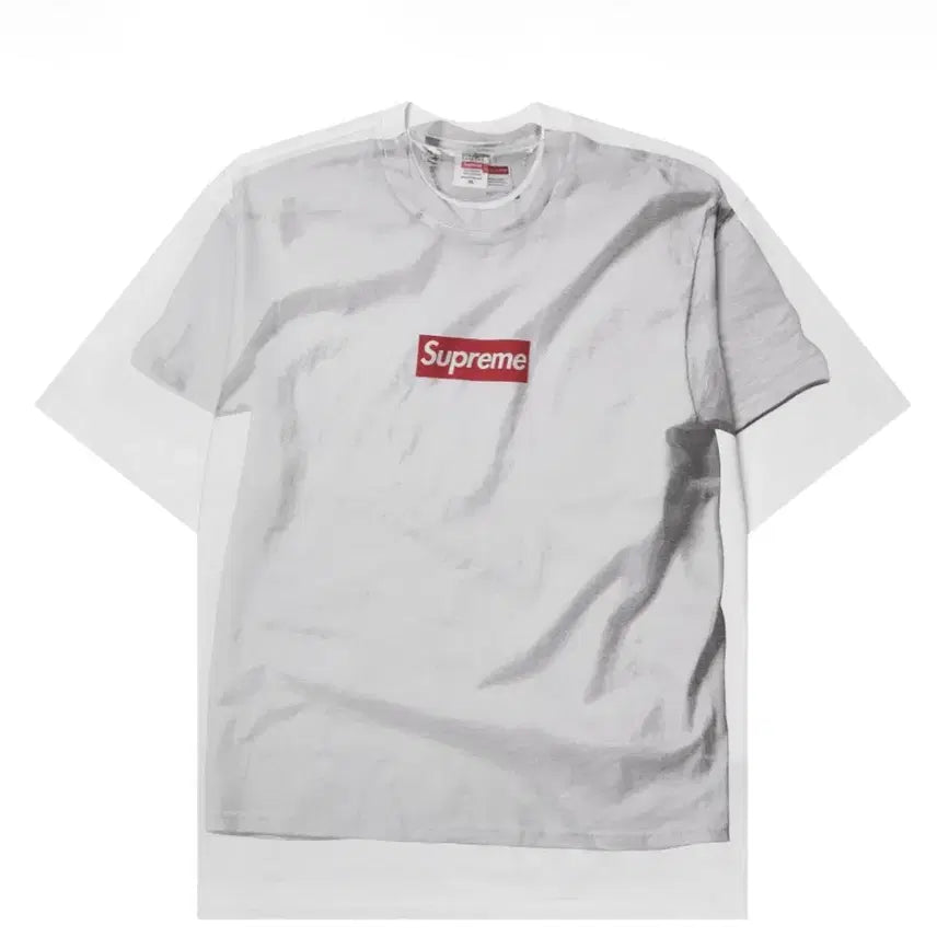 [BUNJANG] Supreme x MM6 Maison Margiela Box Logo T-Shirt White / [L] 슈프림 x MM6 메종 마르지엘라 박스로고 티셔츠 화이트