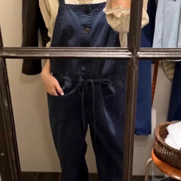 [BUNJANG] Via Plain Owen Button Over Rule Navy / 비아플레인 오웬 버튼 오버룰