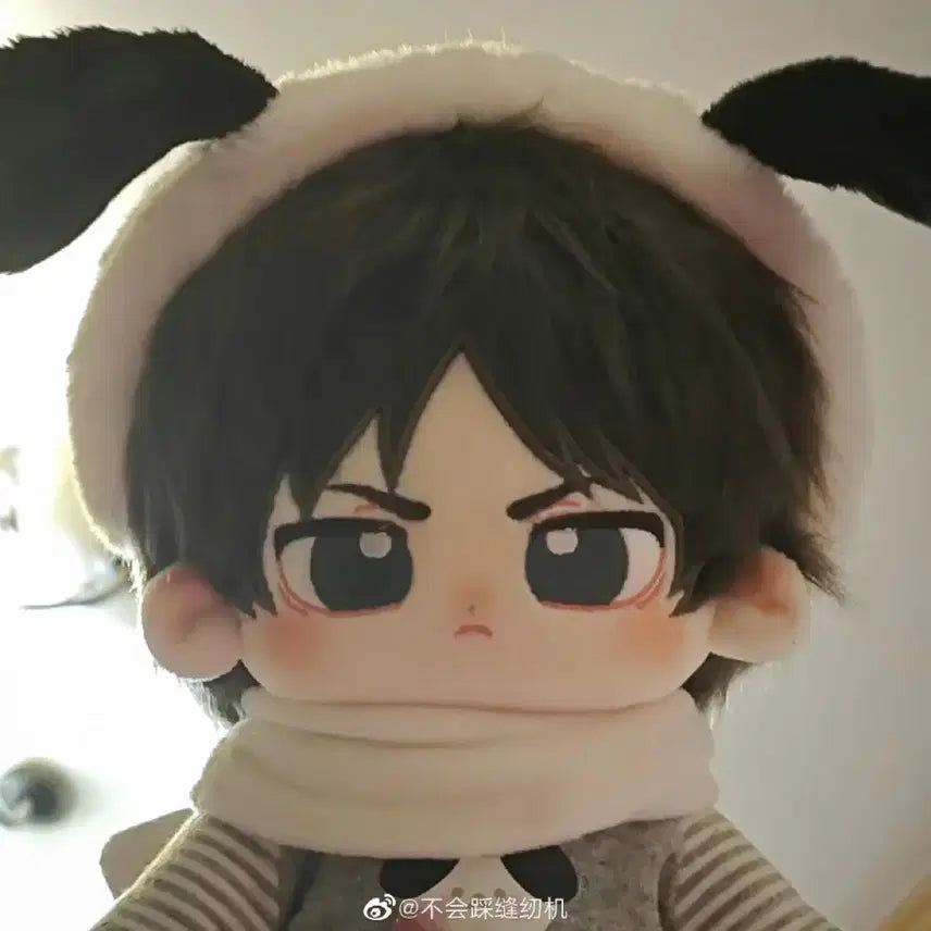 [BUNJANG] Attack on Titan Eren Yeager 20cm Plush Doll / 진격의 거인 에렌 인형20cm