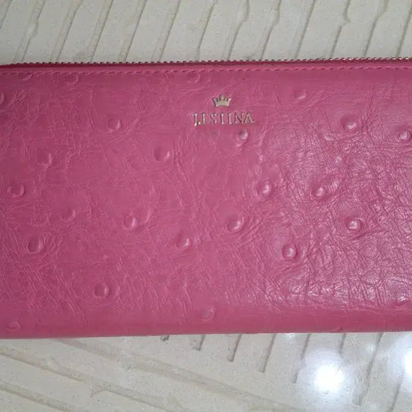 [BUNJANG] J.ESTINA Embossed Long Wallet / 제이에스티나 장지갑