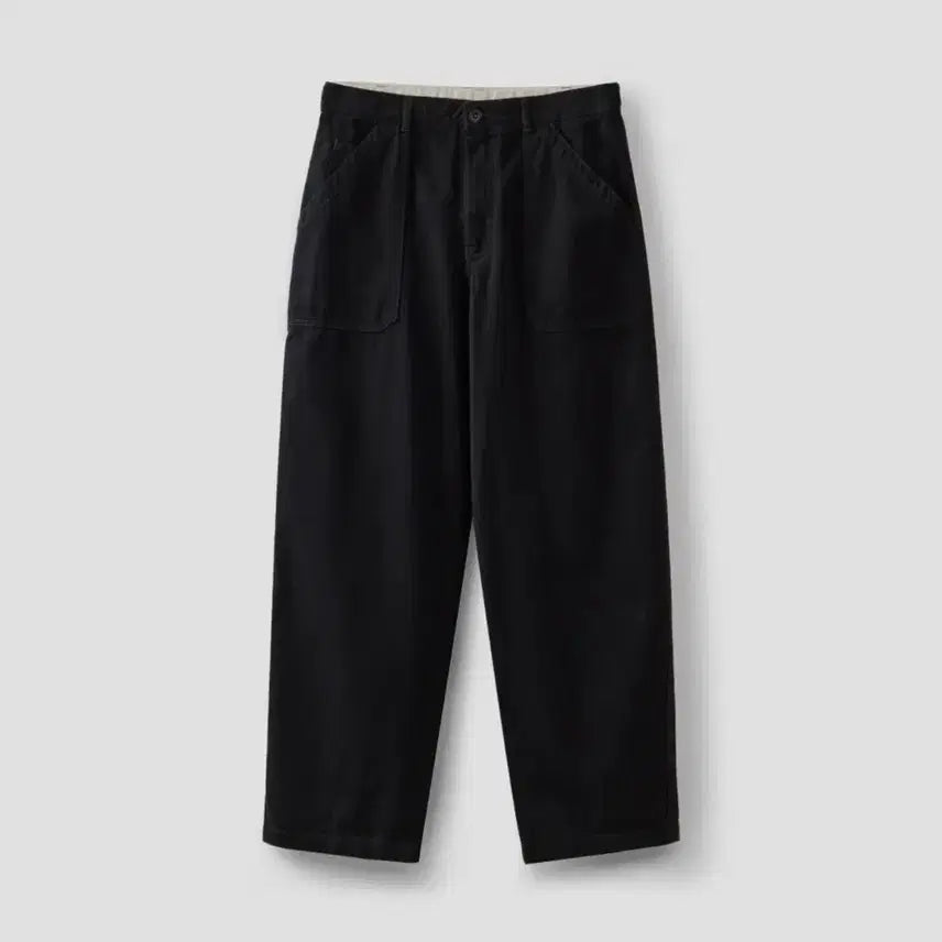 [BUNJANG] Union Blue Arcon Twill Fatigue Pants Black S / 유니온블루 아콘 트윌 퍼티그 팬츠 블랙 S 새상품 판매