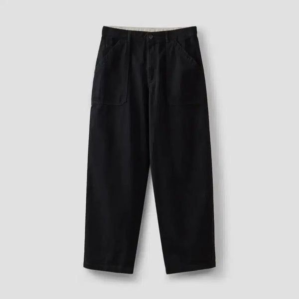 [BUNJANG] Union Blue Arcon Twill Fatigue Pants Black S / 유니온블루 아콘 트윌 퍼티그 팬츠 블랙 S 새상품 판매