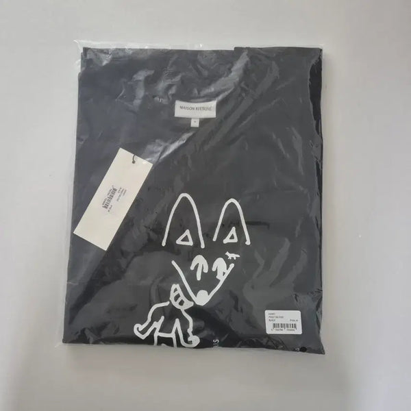 [BUNJANG] Maison Kitsuné Party Fox T-Shirt Black Size M / [새상품] 메종키츠네 파티폭스 반팔 블랙 M사이즈