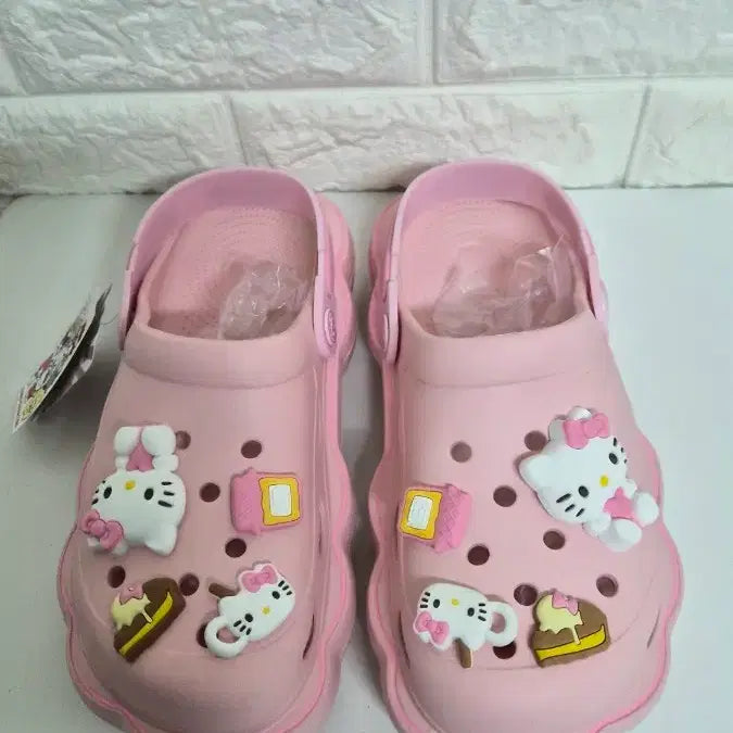 [BUNJANG] Hello Kitty Pink Mule Sandals / 헬로키티 핑크 뮬