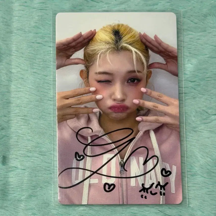[BUNJANG] UNIS Jelly K.W. Signed Photocard / 유니스 젤리당카 사인 포토카드 싸포