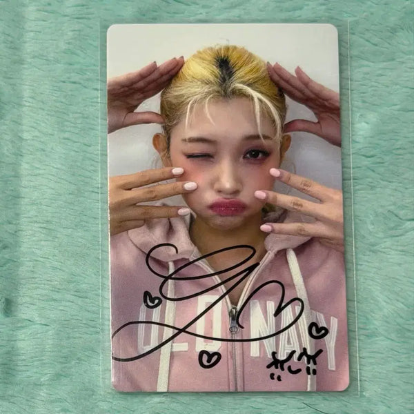 [BUNJANG] UNIS Jelly K.W. Signed Photocard / 유니스 젤리당카 사인 포토카드 싸포