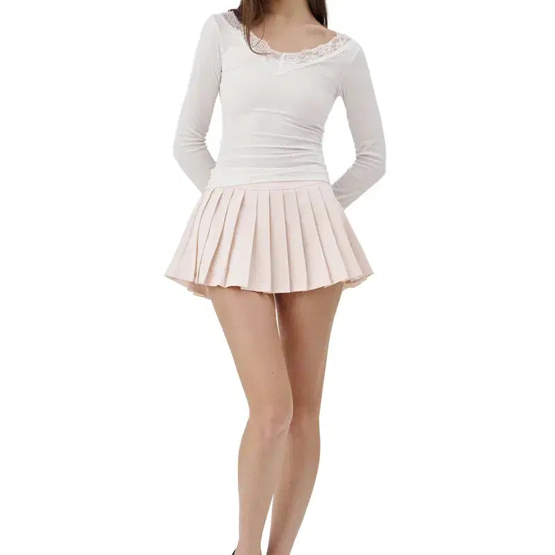 [BUNJANG] Kleesier Cream Donuts Long Sleeve White / 클리시어 크림도넛 롱슬리브 화이트