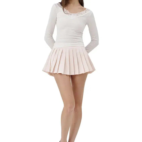 [BUNJANG] Kleesier Cream Donuts Long Sleeve White / 클리시어 크림도넛 롱슬리브 화이트