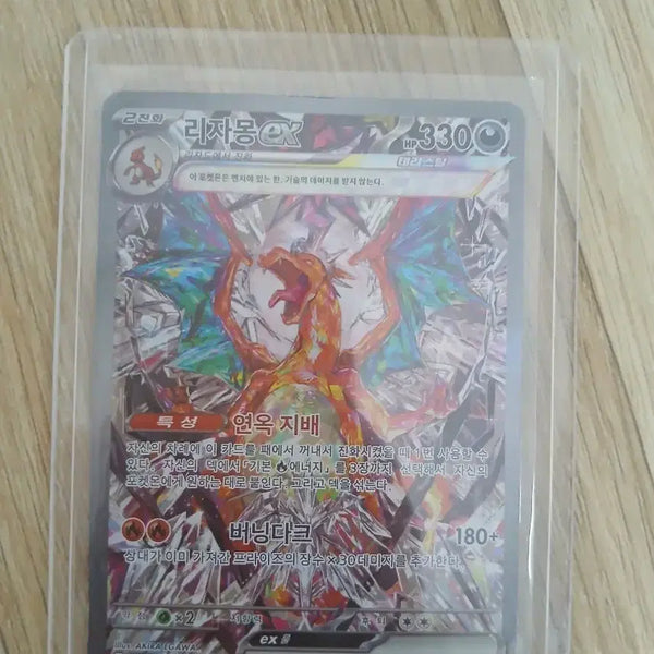 [BUNJANG] Pokemon Card Charizard EX 134/108 SAR / 포켓몬 카드 리자몽 EX 134/108 SAR