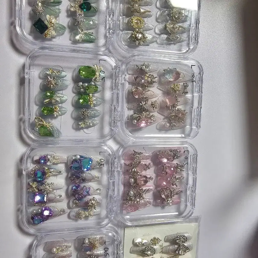 [BUNJANG] Full Set of Full Color Nail Tips / 풀파네일팁 초 일관판매
