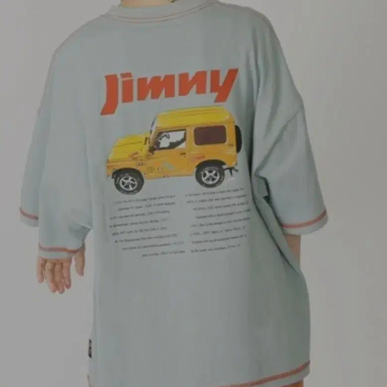 [BUNJANG] Double Name X Suzuki Jimny Vintage Oversized T-Shirt / Double Name X Suzuki Jimny 빈티지 오버핏 셔츠