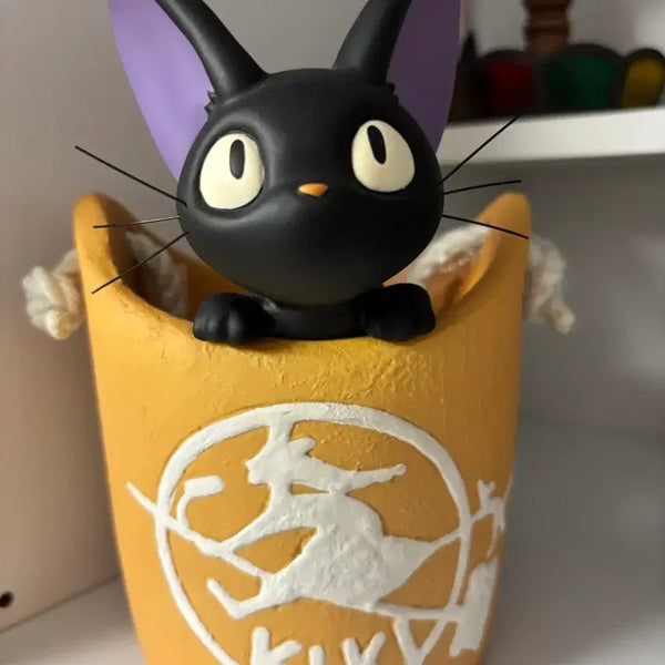 [BUNJANG] Kiki's Delivery Service Jiji Flower Pot Cover Full Box / 마녀배달부키키 화분커버 풀박스