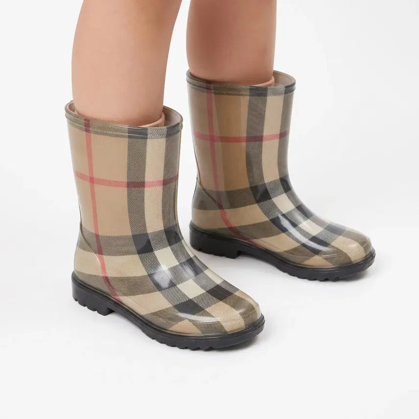[BUNJANG] Burberry Kids' Rain Boots Beige (EU 23/24) / 정품 버버리 아동 레인부츠 베이지 140