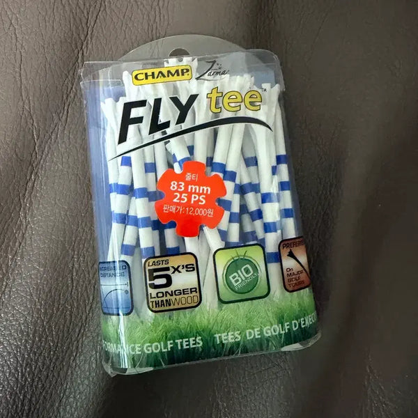 [BUNJANG] Champ Fly Golf Tees (83mm, 25-Pack) / 챔프 플라이 골프티83mm 25개입