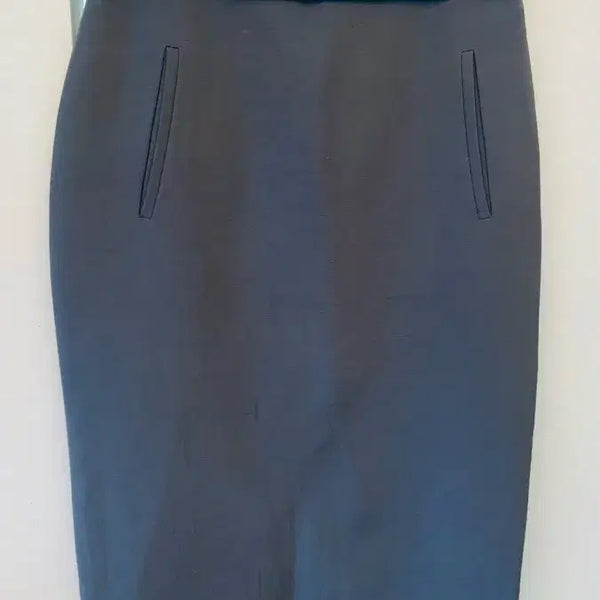 [BUNJANG] Gray Midi Skirt / 그레이 스커트