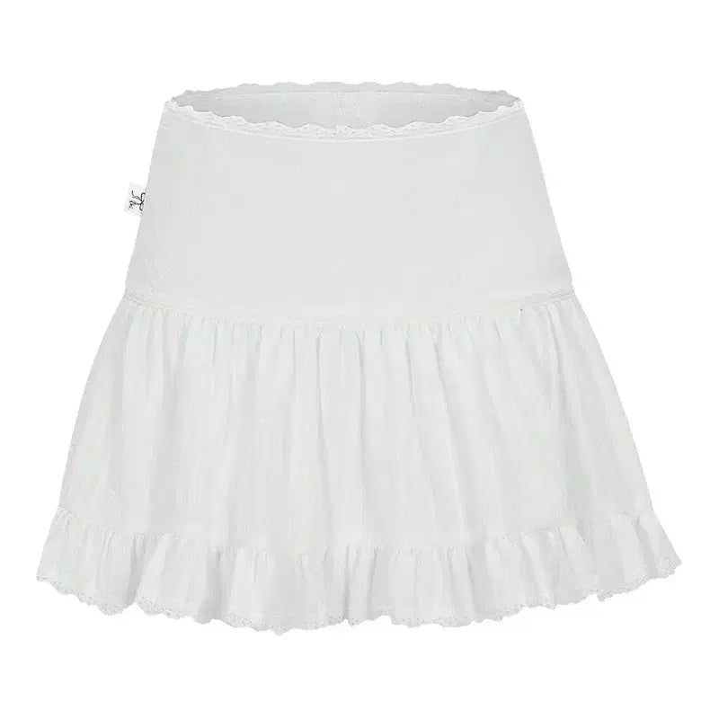 [BUNJANG] Bellialeu Freesia Skirt White / 벨리아르 프리지아 스커트 화이트