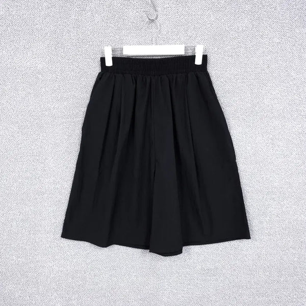 [BUNJANG] Melonblue 24SS Women's Black Bermuda Banding Shorts Free Size / 멜본 24SS 여성 바스락 블랙 버뮤다 밴딩 반바지 Free