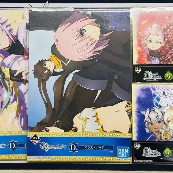 [BUNJANG] Fate/Grand Order Ichiban Kuji Illustration Board & Mini Shikishi Bundle Set / 페이트 그랜드 오더 이치방쿠지 일러스트 보드/미니 색지 일괄세트