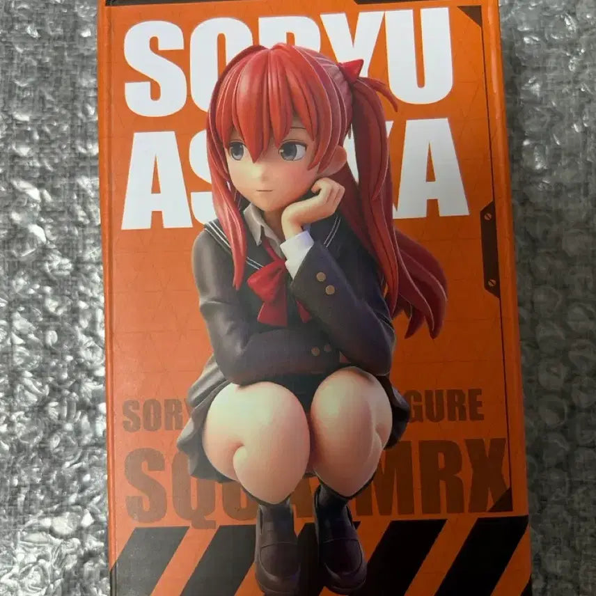 [BUNJANG] Evangelion Asuka School Uniform Figure / 비공식 에반게리온 아스카 교복 피규어