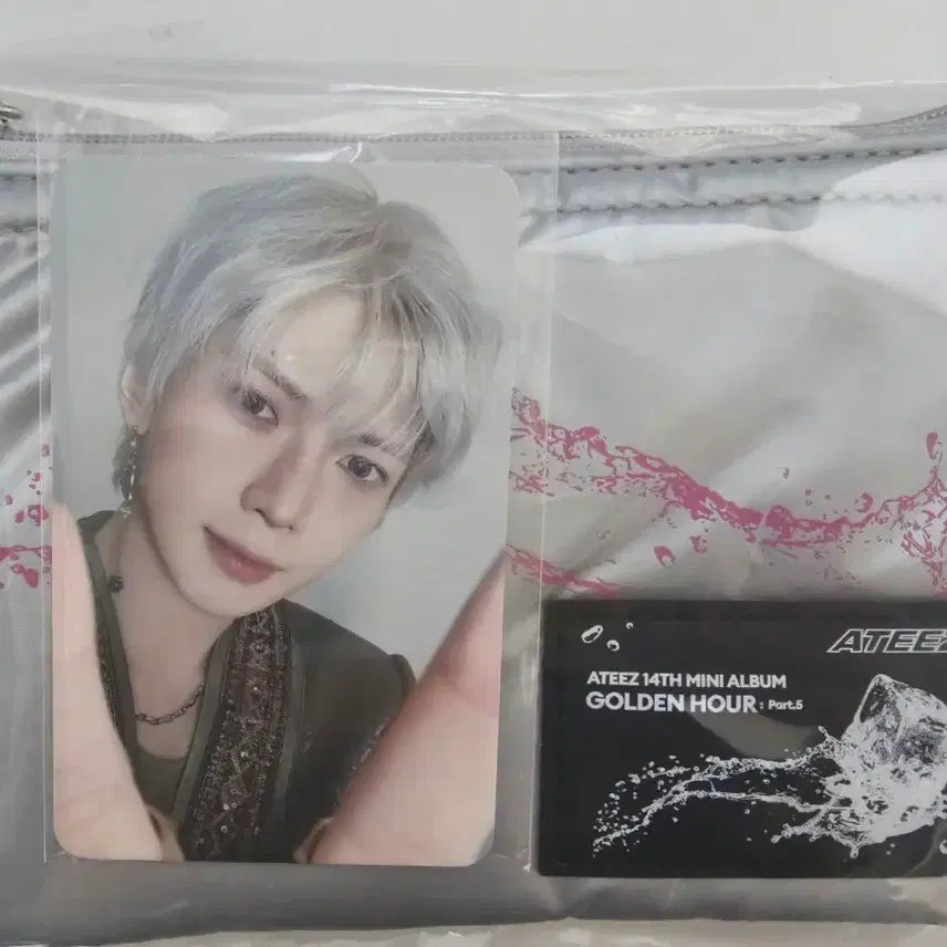[BUNJANG] ATEEZ Golden Hour : Part.5 Bad Mini Pouch Yeosang MD / 에이티즈 Bad 팝업 미니파우치 여상 MD 골든아워5 원가 양도