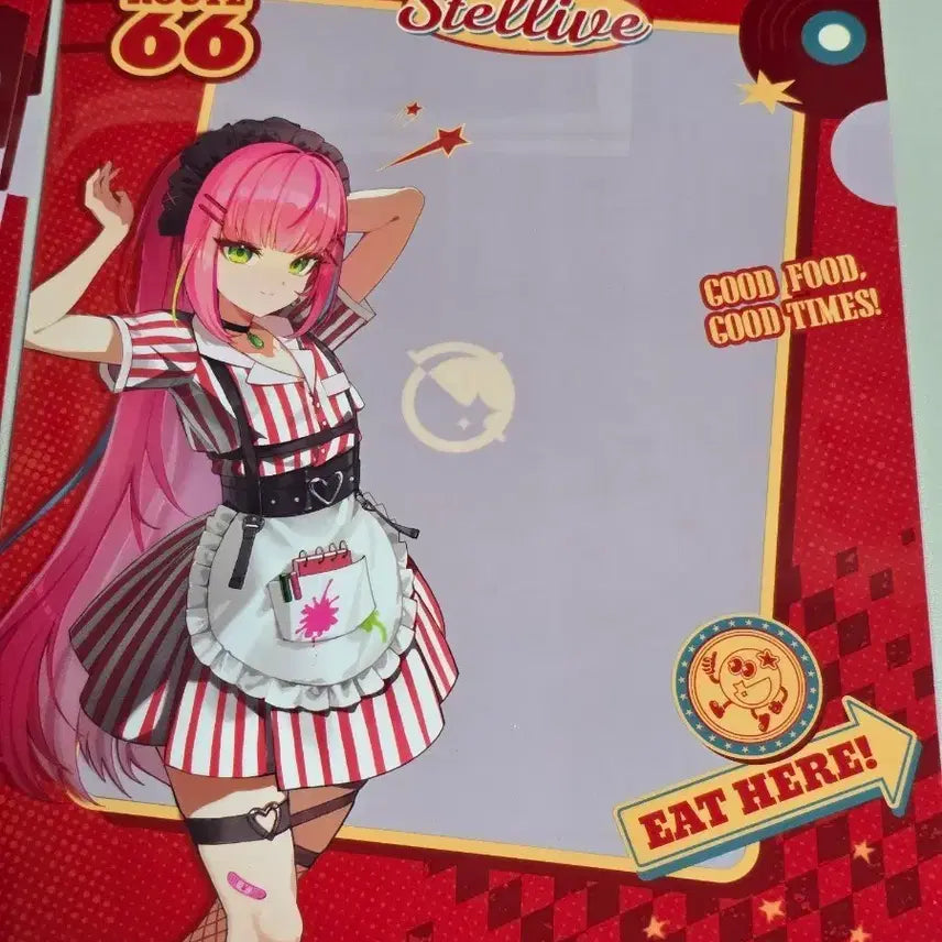 [BUNJANG] Stellive Hanako Nana Six Stars Pop-Up Store Clear File L-Holder / 스텔라이브 하나코 나나 특전 클리어파일 l홀더 식스스타 팝업스토어 팝업