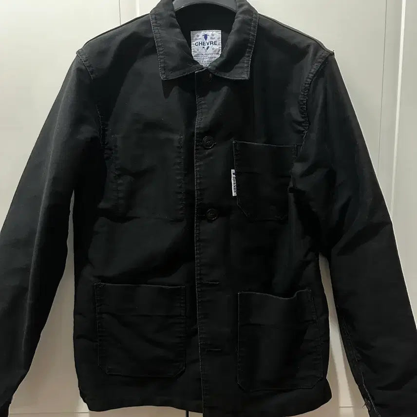 [BUNJANG] CHEVRE Black French Work Jacket / CHEVRE 블랙 프렌치워크자켓