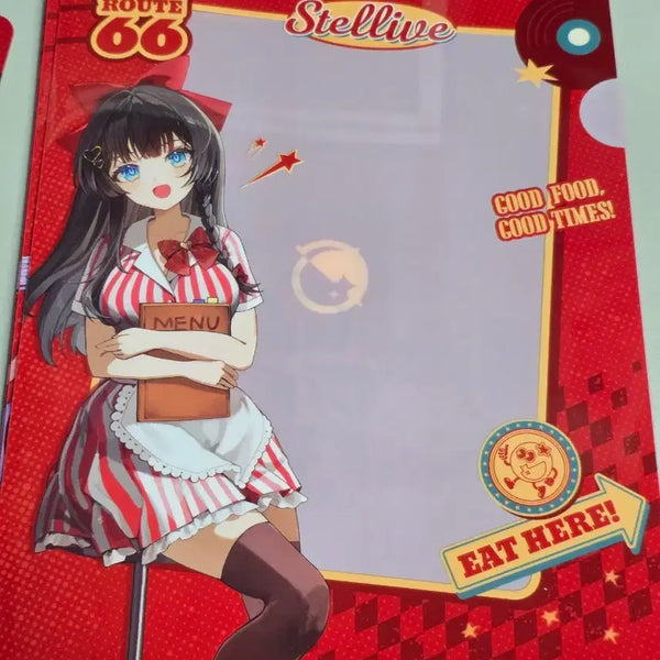 [BUNJANG] Stellive Shirayuki Hina Special Edition Clear File L-Holder Six Stars Pop-up Store / 스텔라이브 시라유키 히나 특전 클리어파일 l홀더 식스스타 팝업스토어 팝업