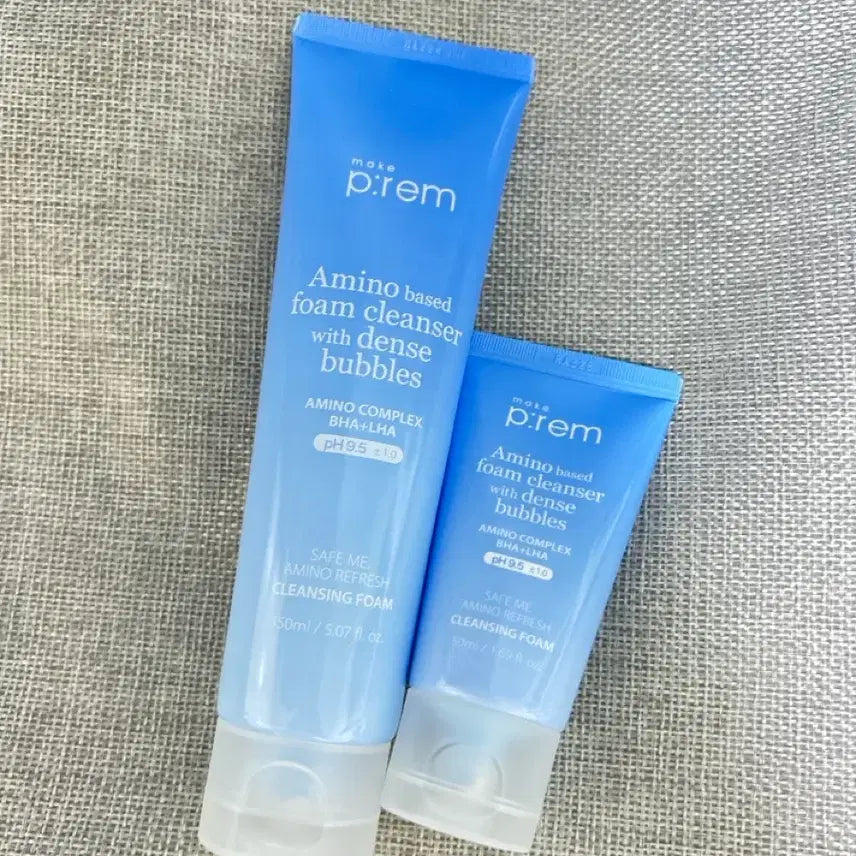 [BUNJANG] Make P:rem Safe Me. Amino Refresh Cleansing Foam / 메이크프렘 세이프 미 아미노 리프레시 클렌징 폼