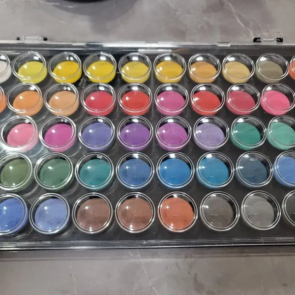 [BUNJANG] Satin Eyeshadow Palette 48 Colors / 새틴 섀도우 팔레트 48색상 거의새거입니다