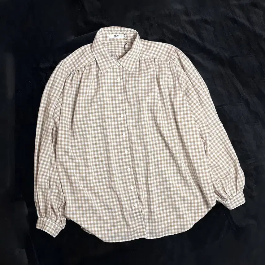 [BUNJANG] Uniqlo Vintage Shirring Shirt / 일본빈티지 유니클로 셔링 셔츠