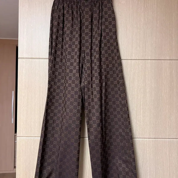 [BUNJANG] Gucci Jacquard Pants Brown 36 New / 구찌 자가드팬츠 브라운 36 새상품