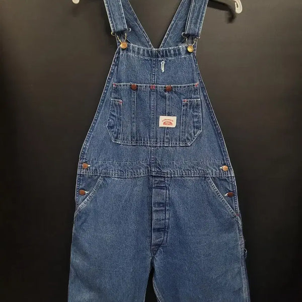 [BUNJANG] Round House Vintage Denim Overalls / ROUND HOUSE 라운드하우스 USA 빈티지 데님 오버롤 멜빵바지