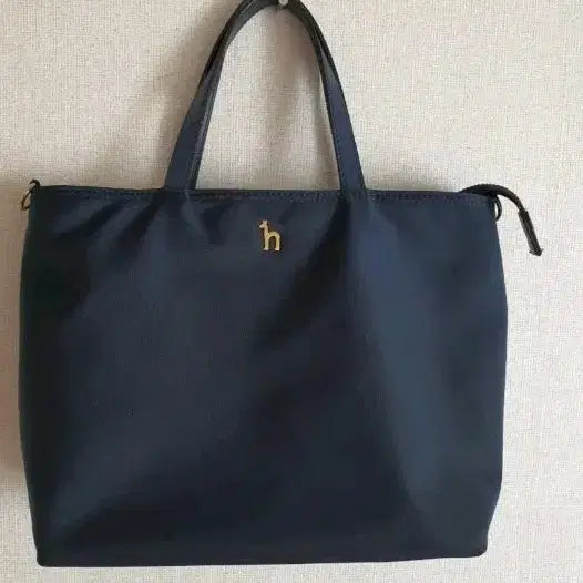 [BUNJANG] Hazzys Navy Nylon Shoulder Bag / 헤지스 네이비 나일론백 헤지스가방