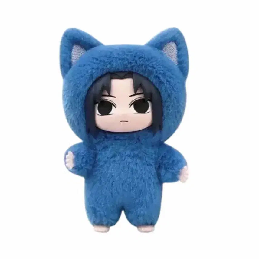 [BUNJANG] Naruto Nabu Nabu Sasuke + Sakura Set Cat Hoodie Figure / 나루토 나부부 사스케+사쿠라 세트