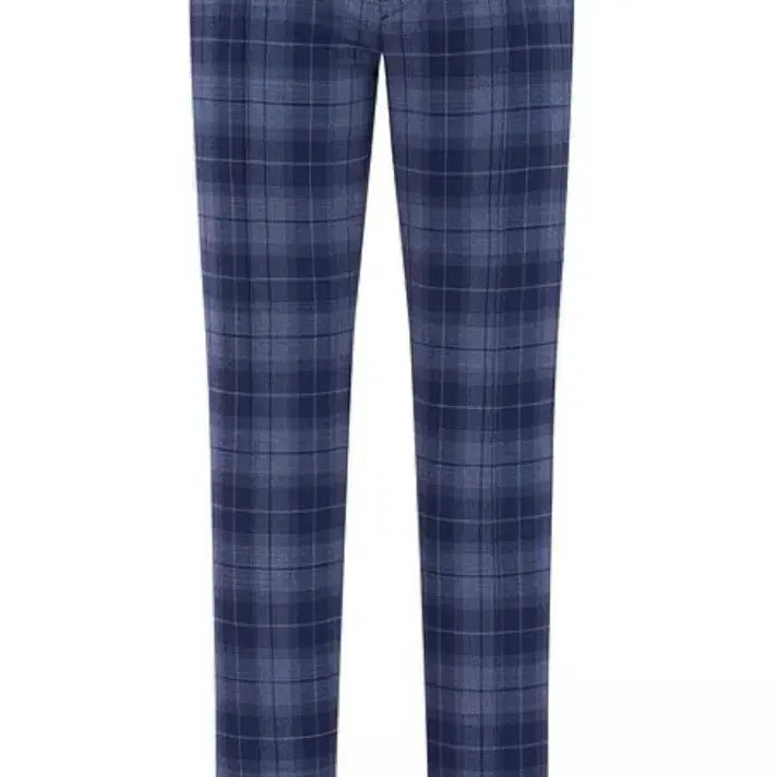 [BUNJANG] MOTB Man on the Bone Seersucker Blue Check Pants (Size 50) / [MOTB 맨온더분] 시어서커 블루 체크 팬츠 50