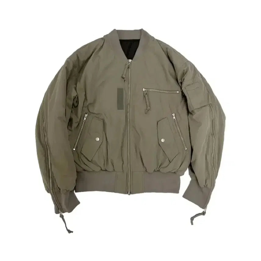[BUNJANG] Grailz Multi Zipper Bomber Jacket / 그레일즈 멀티지퍼 봄버