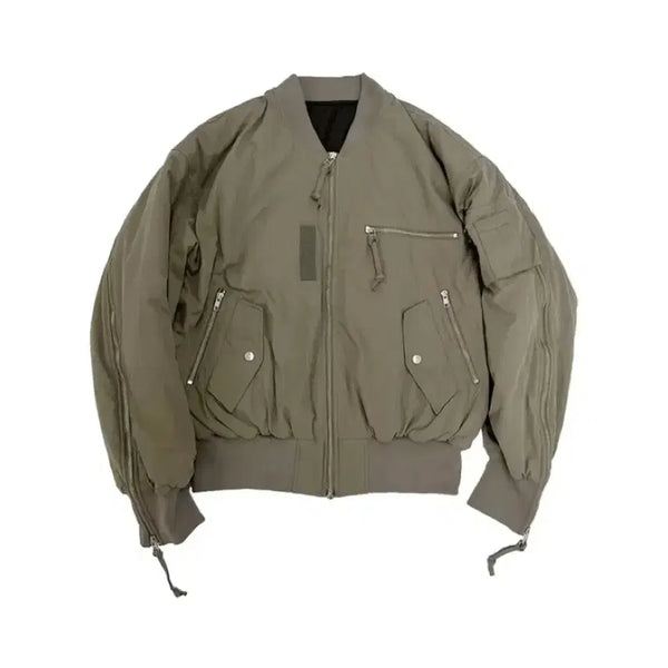 [BUNJANG] Grailz Multi Zipper Bomber Jacket / 그레일즈 멀티지퍼 봄버