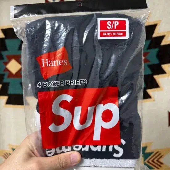 [BUNJANG] Supreme Boxer Briefs Black S / 슈프림 속옷 팬티 블랙s