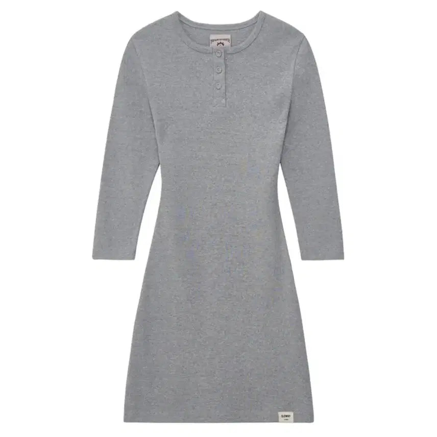 [BUNJANG] Glowny 3/4 Button Fly Mini Dress / 글로니 3/4 BUTTON FLY MINI DRESS