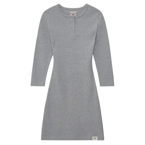 [BUNJANG] Glowny 3/4 Button Fly Mini Dress / 글로니 3/4 BUTTON FLY MINI DRESS
