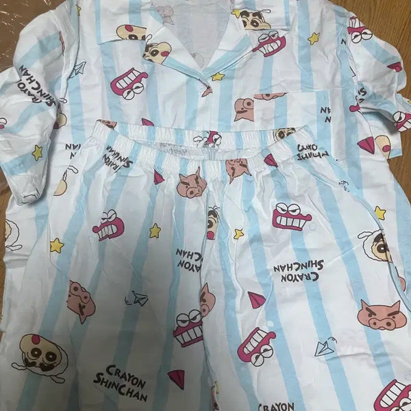 [BUNJANG] Crayon Shin-chan Pajama Set / (새상품)짱구는못말려 파자마 세트