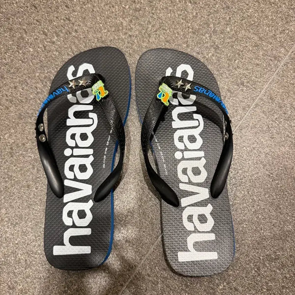[BUNJANG] Havaianas x Tecate Black Flip-flops / 하바이아나스x 테켓 블랙 쪼리