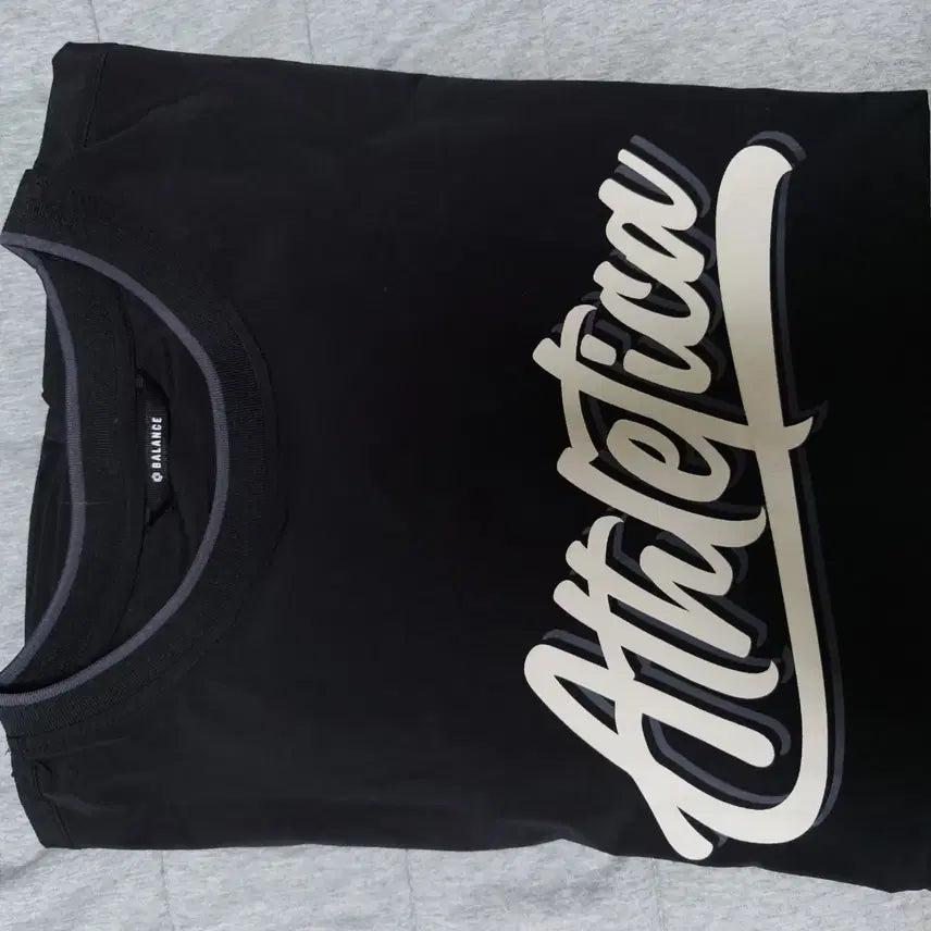 [BUNJANG] Balance Short Sleeve T-Shirt Black / 발란스 반팔 티셔츠 블랙