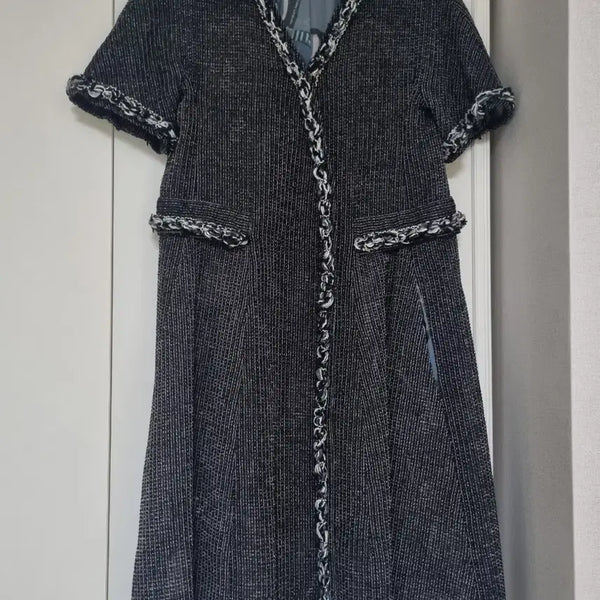 [BUNJANG] Hansem SJ Tweed Dress / 한섬 SJ 트위드 원피스