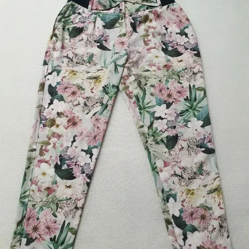 [BUNJANG] It Michaa Floral Pattern Chiffon Pants / 잇미샤 플로럴 패턴 쉬폰 팬츠 허리29~30
