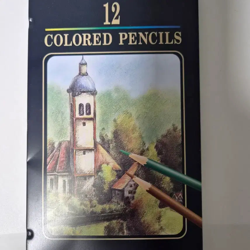 [BUNJANG] Mongeu 12 Colors Colored Pencils / 문교 12색 색연필