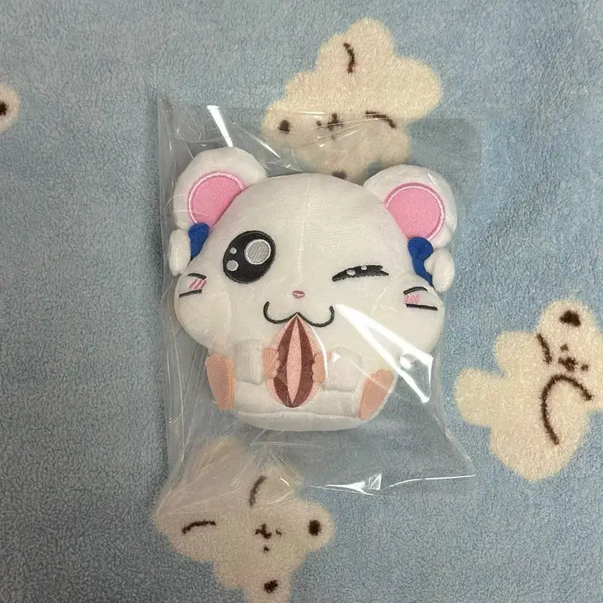 [BUNJANG] Hamtaro Mohimohi Ribbon Plush Doll / 방가방가 햄토리 모히모히 리본 인형