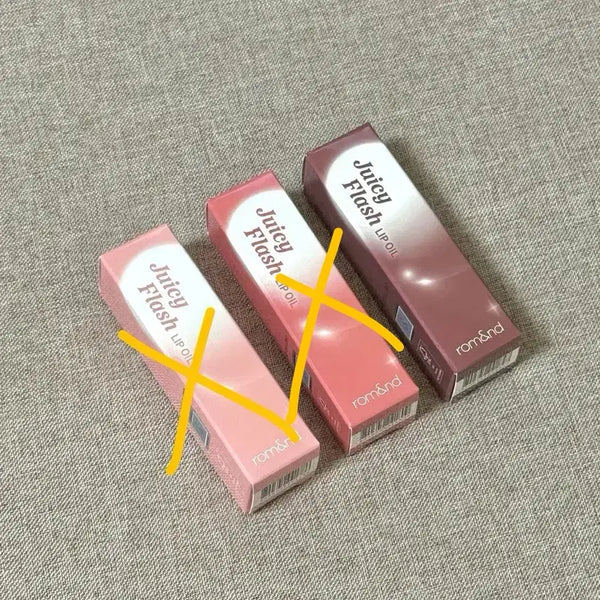 [BUNJANG] Rom&nd Juicy Flash Lip Oil (01, 03, 07) / 미개봉 새상품) 롬앤 쥬시 플래시 립오일 01, 03, 07